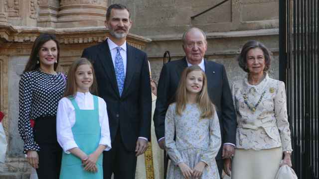 La Familia Real en la catedral de Palma de Mallorca. Gtres.