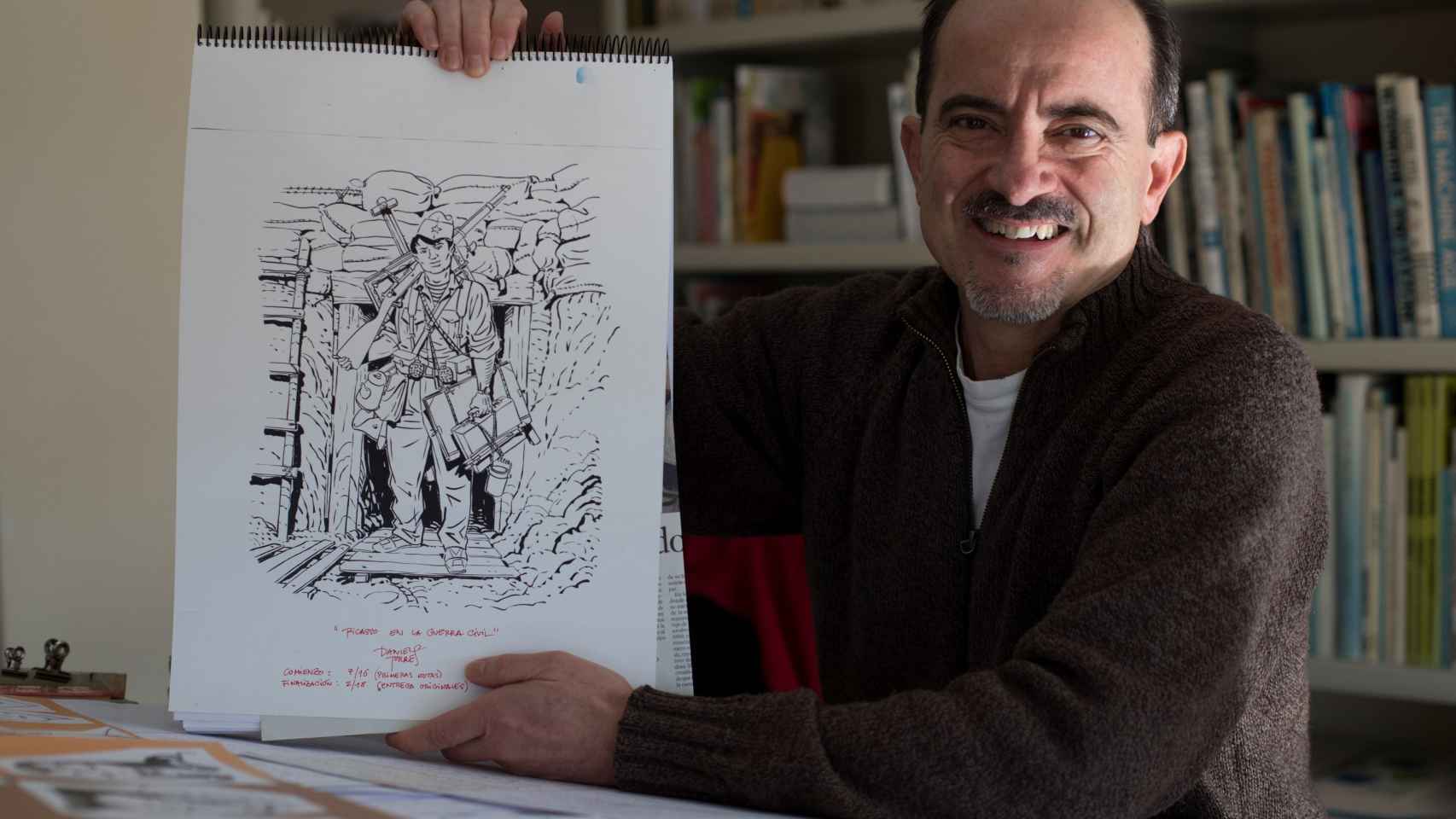 El historietista Daniel Torres se adentra ahora en la vida de Picasso. EFE.