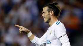 Bale celebra su gol ante Las Palmas