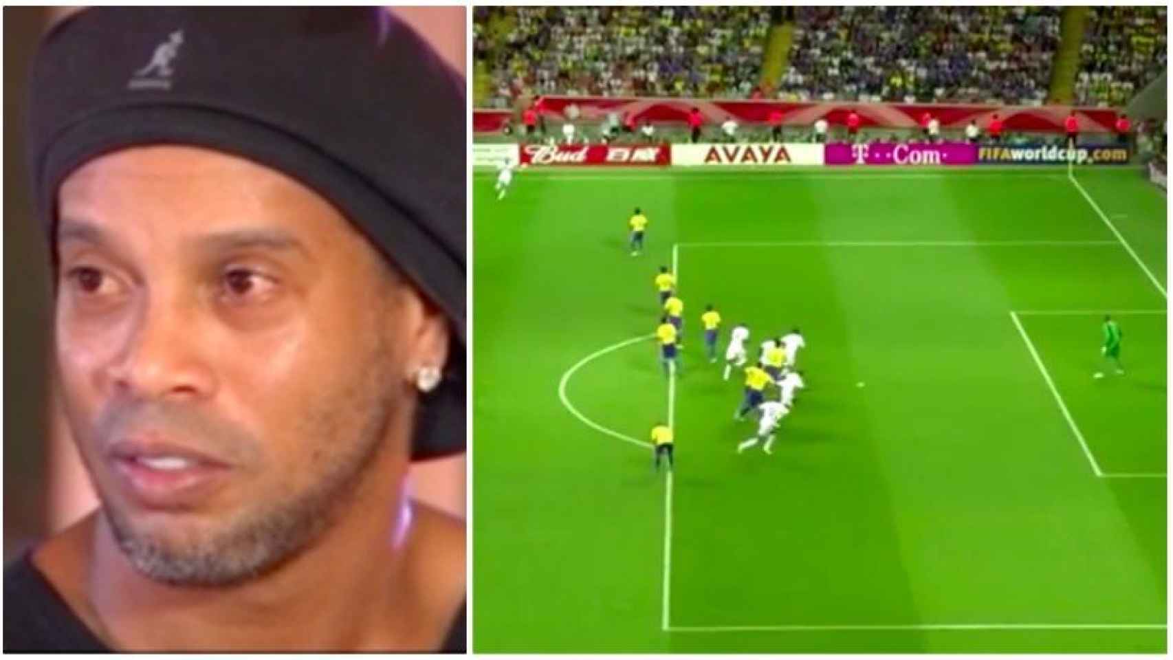 Ronaldinho lanza un dardo a Roberto Carlos