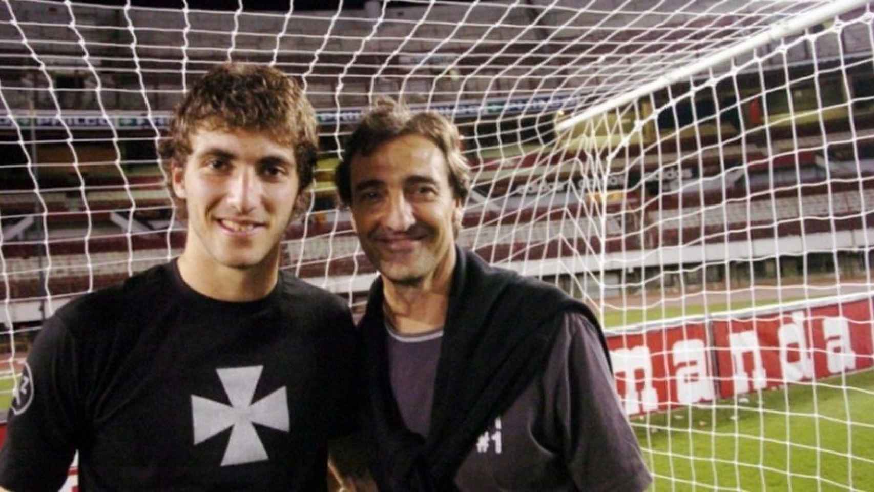 Gonzalo Higuain junto a su padre. Foto: Twitter (@ellarguero)