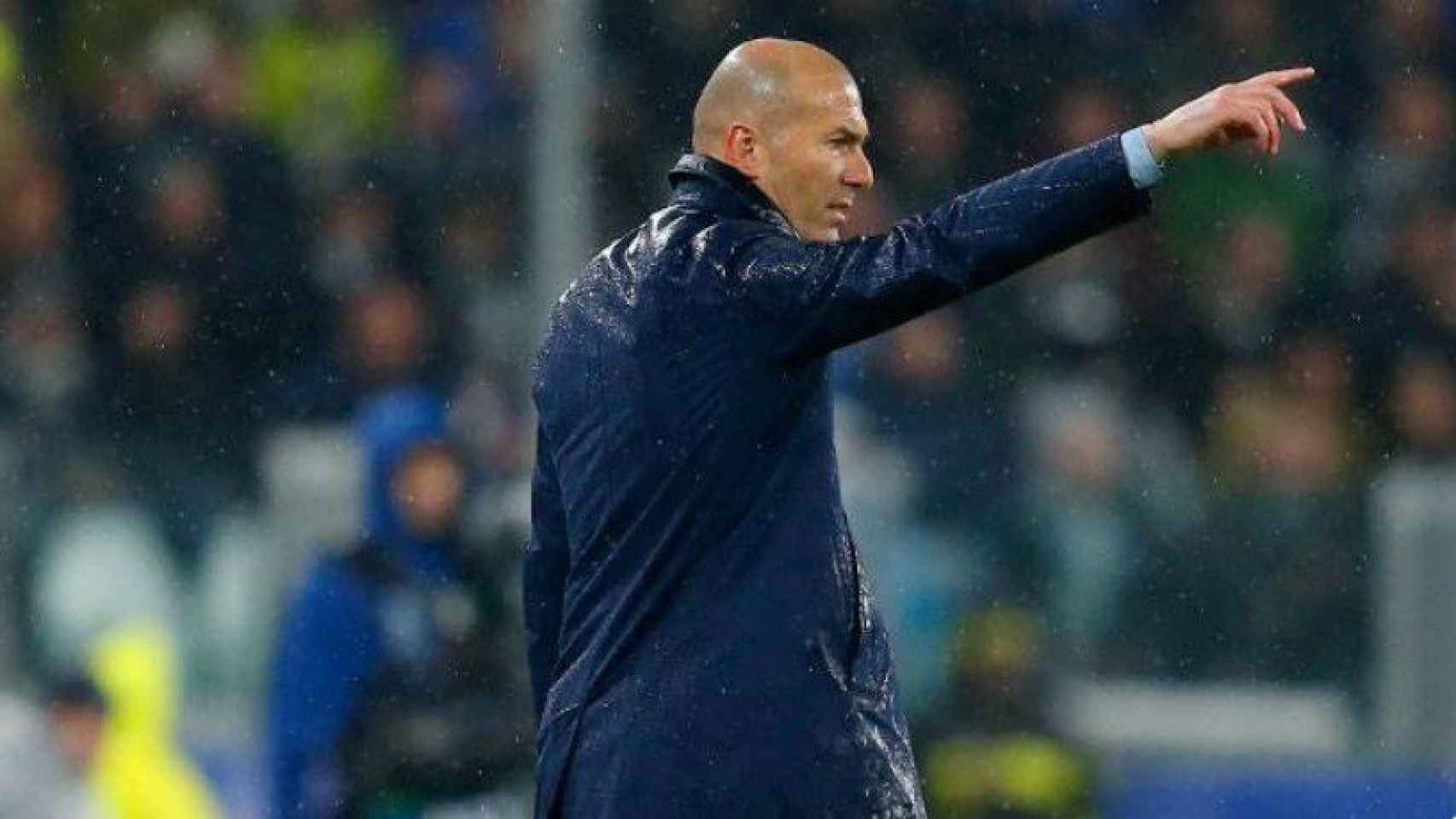 Zidane, en el partido contra la Juventus