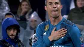 Cristiano Ronaldo celebra su segundo gol ante la Juventus