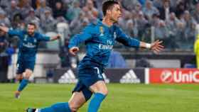 Cristiano Ronaldo celebra su gol a la Juventus