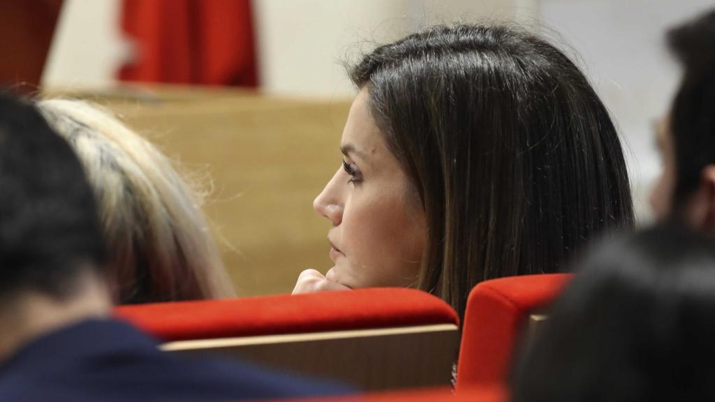 Letizia en el acto.