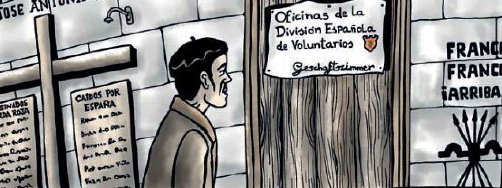 Una de las viñetas de Atado y bien atado, de Rubén Uceda.