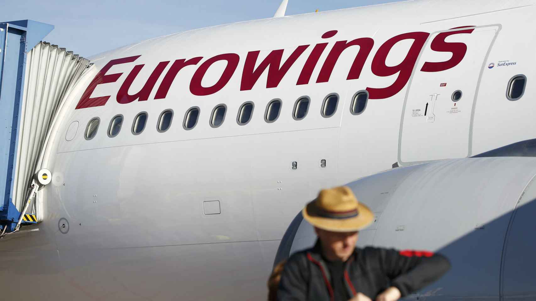 Imagen de un avión de Eurowings.