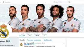 Foto del perfil del Real Madrid en Twitter.