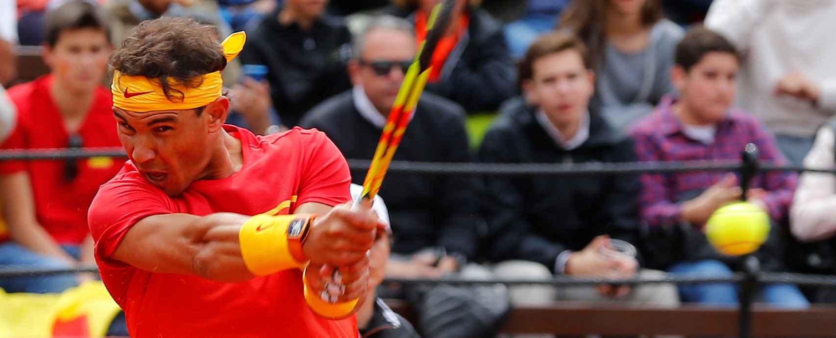 La Copa Davis, en vivo: siga el Rafael Nadal - Philipp Kohlschreiber de cuartos de final