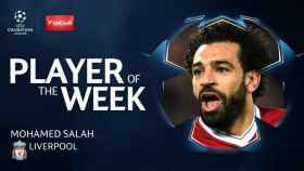 Salah, mejor jugador de la semana de la Champions League