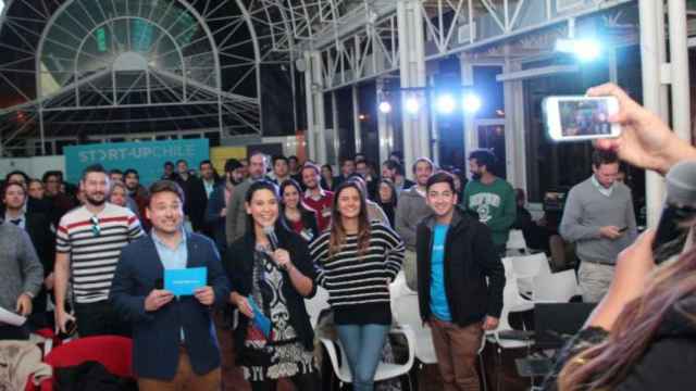 Participantes en un evento de Startup Chile.