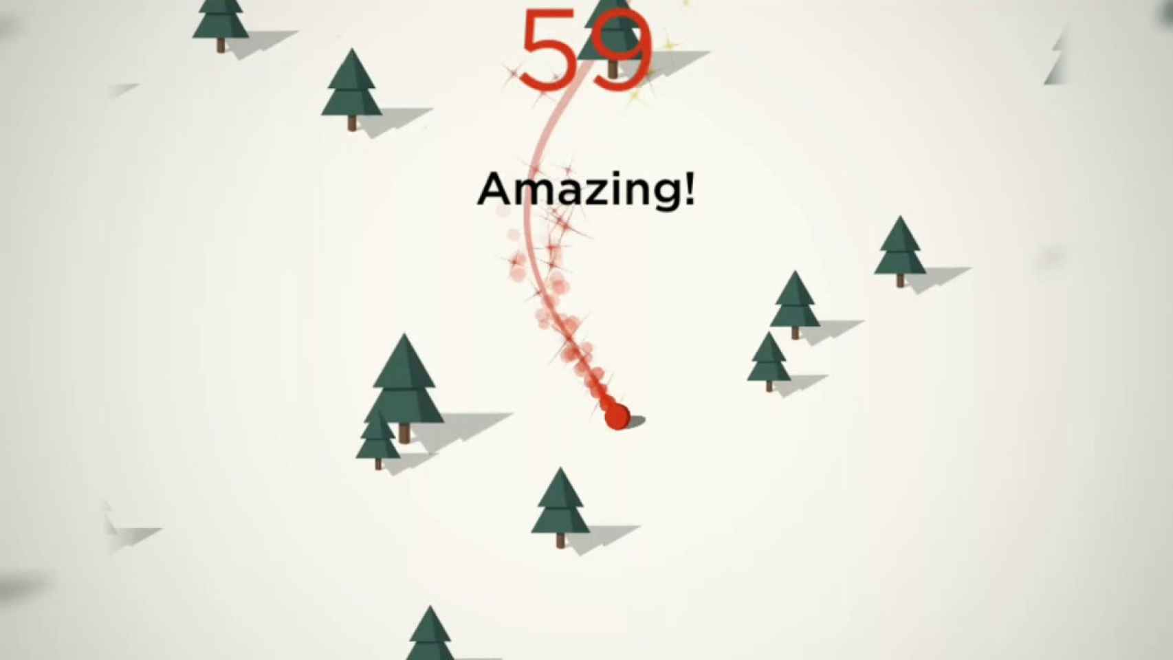El juego más sencillo de Android te convierte en el mejor esquiador