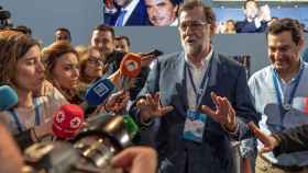 Rajoy durante el Congreso Nacional del PP en Sevilla. Foto: EFE
