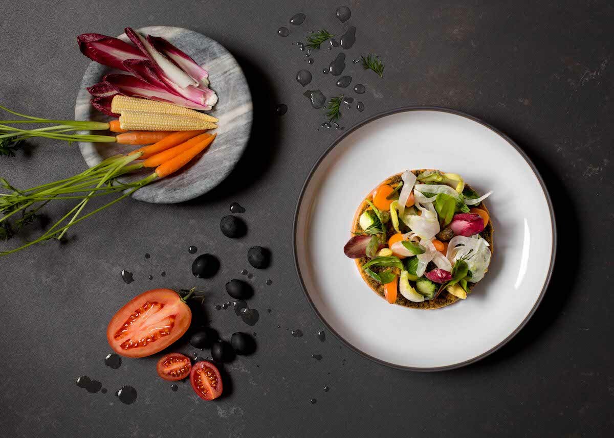 Restaurante Alameda Madrid - crudites y verduras