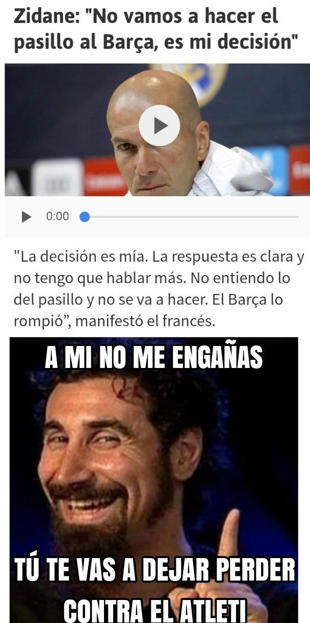Los mejores memes del derbi entre Real Madrid y Atlético