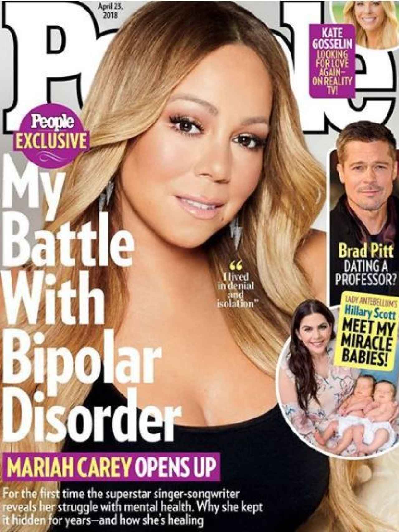 Mariah Carey en la portada de 'People'.