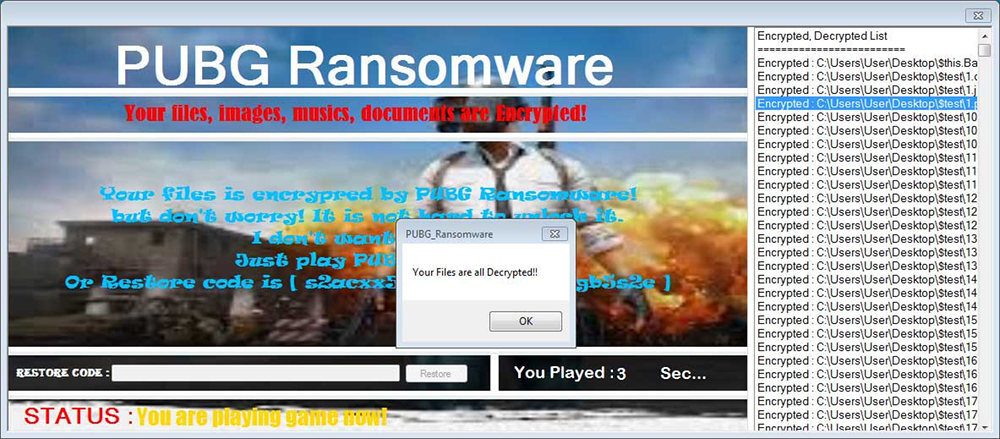 pubg ransomware 3