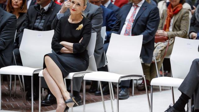 La presidenta de la Comunidad de Madrid, Cristina Cifuentes, este miércoles.