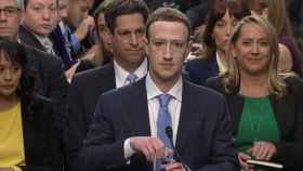 Zuckerberg durante la comparecencia en el Congreso.
