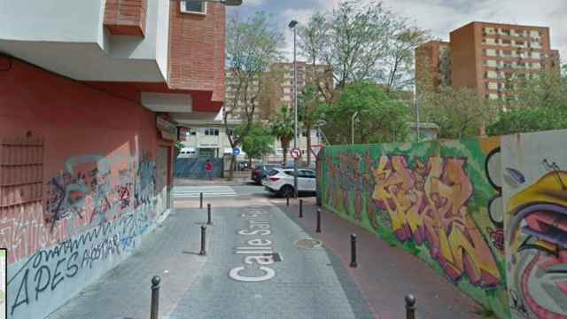 Calle San Félix del barrio de La Fama, en Murcia, donde se ha cometido el asesinato machista