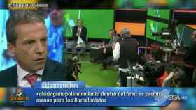 Cristobal Soria se cae en 'El chiringuito' tras la victoria del Real Madrid