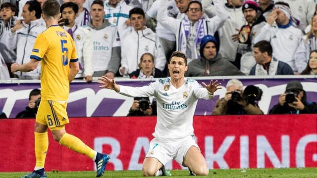 Cristiano protesta una jugada cuando el partido iba 0-3.