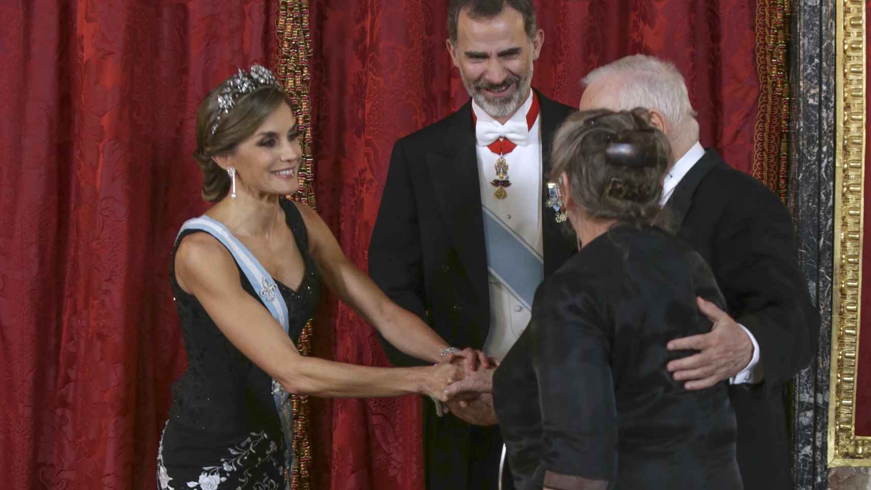 Felipe VI y Letizia reciben a Reuven Rivlin y su esposa, Nechama