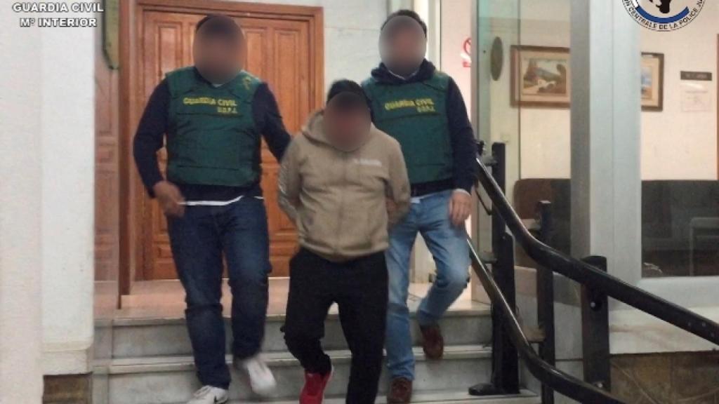 Detención de la Guardia Civil practicada en Almería.
