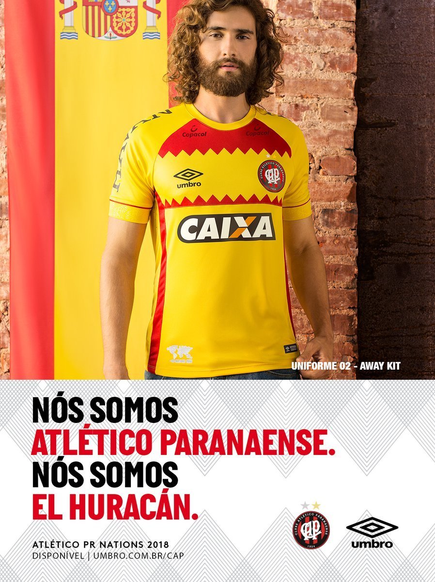 Una camiseta del Atlético Paranense basada en España causa polémica en Brasil