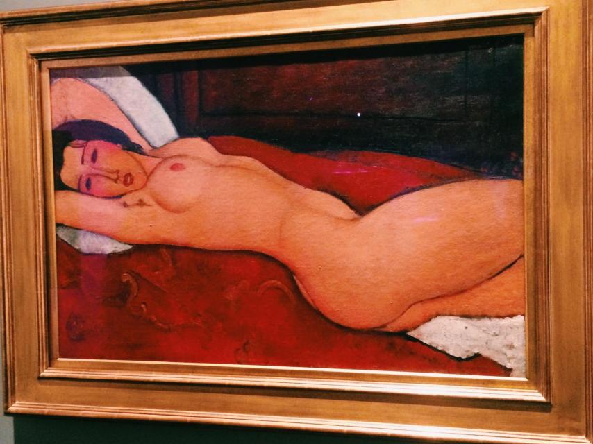 Reclining nude, de Modigliani.