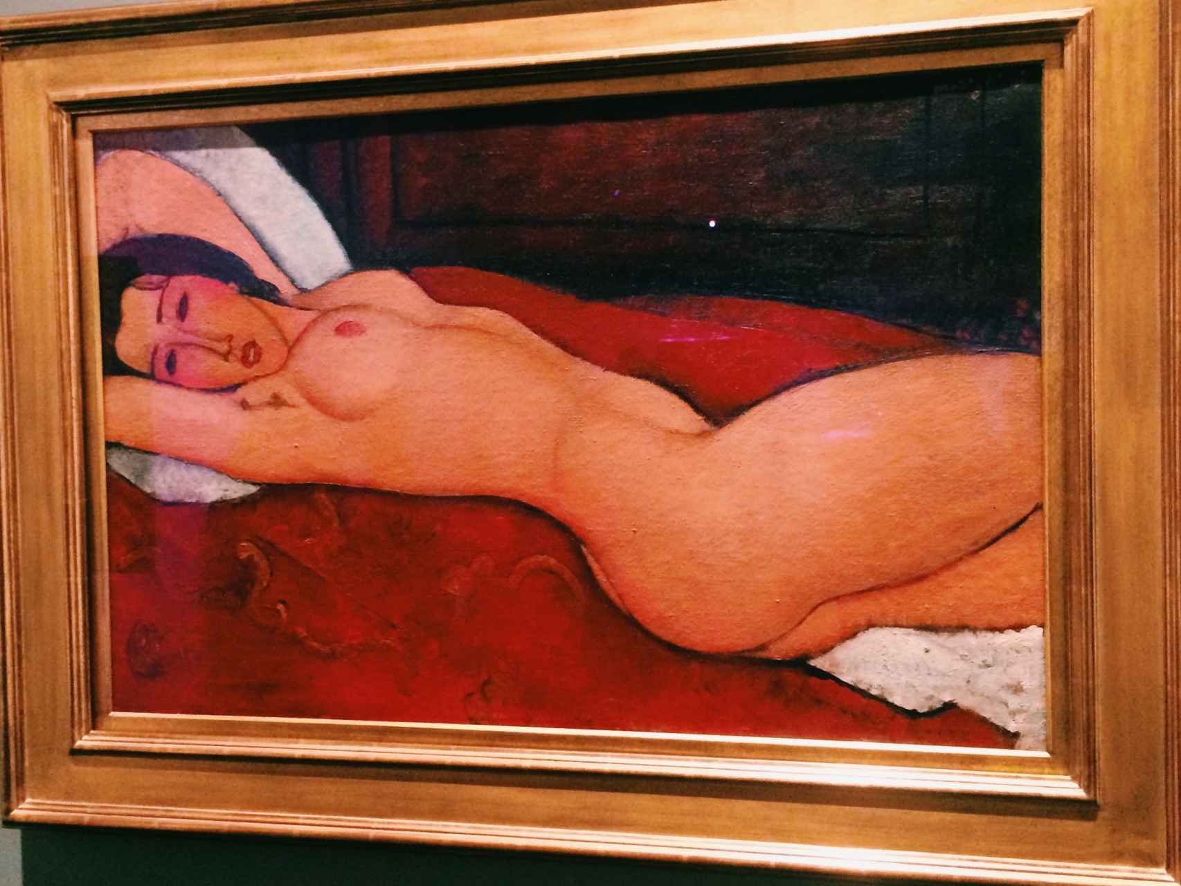 Reclining nude, de Modigliani.