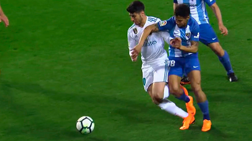 Todas las jugadas polémicas del Málaga - Real Madrid