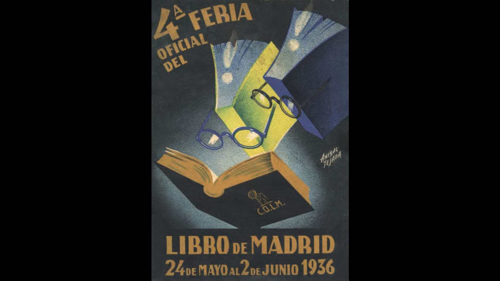 Cartel de Aníbal Tejada, de 1936.