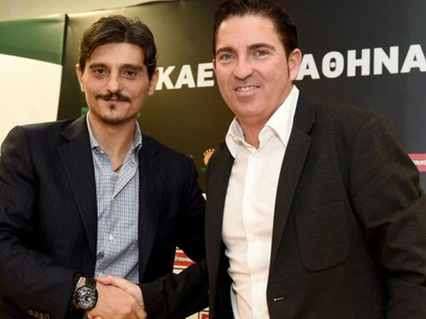 No todos caen en gracia al dueño del Panathinaikos, pero Pascual lo ha conseguido.