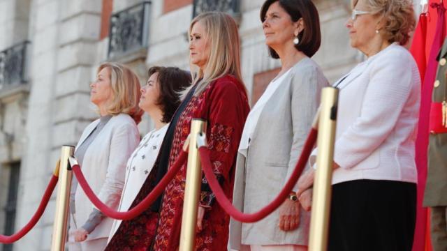 La presidenta de la Comunidad de Madrid, Cristina Cifuentes, en la festividad del 2 de mayo de 2017.