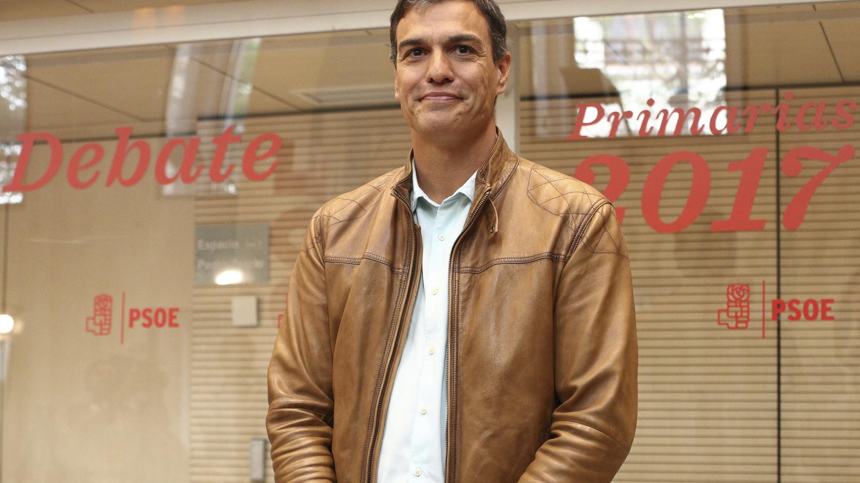 Pedro Sánchez con una de sus chaquetas favoritas.