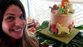 Laura Matamoros celebra una babyshower 'salvaje': animales, muerte por chocolate y amigos