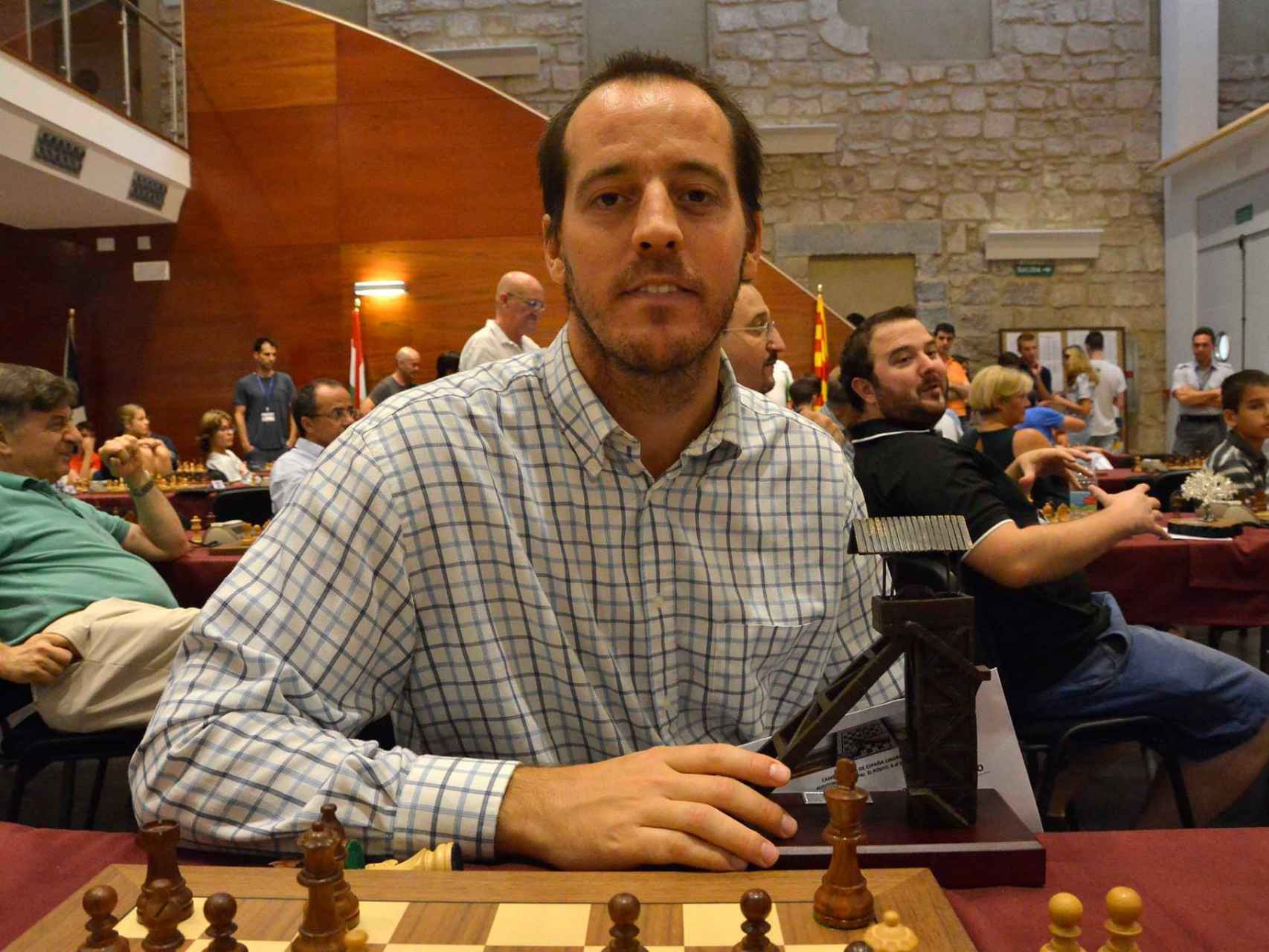 Paco Vallejo en el Campeonato de España de 2015.
