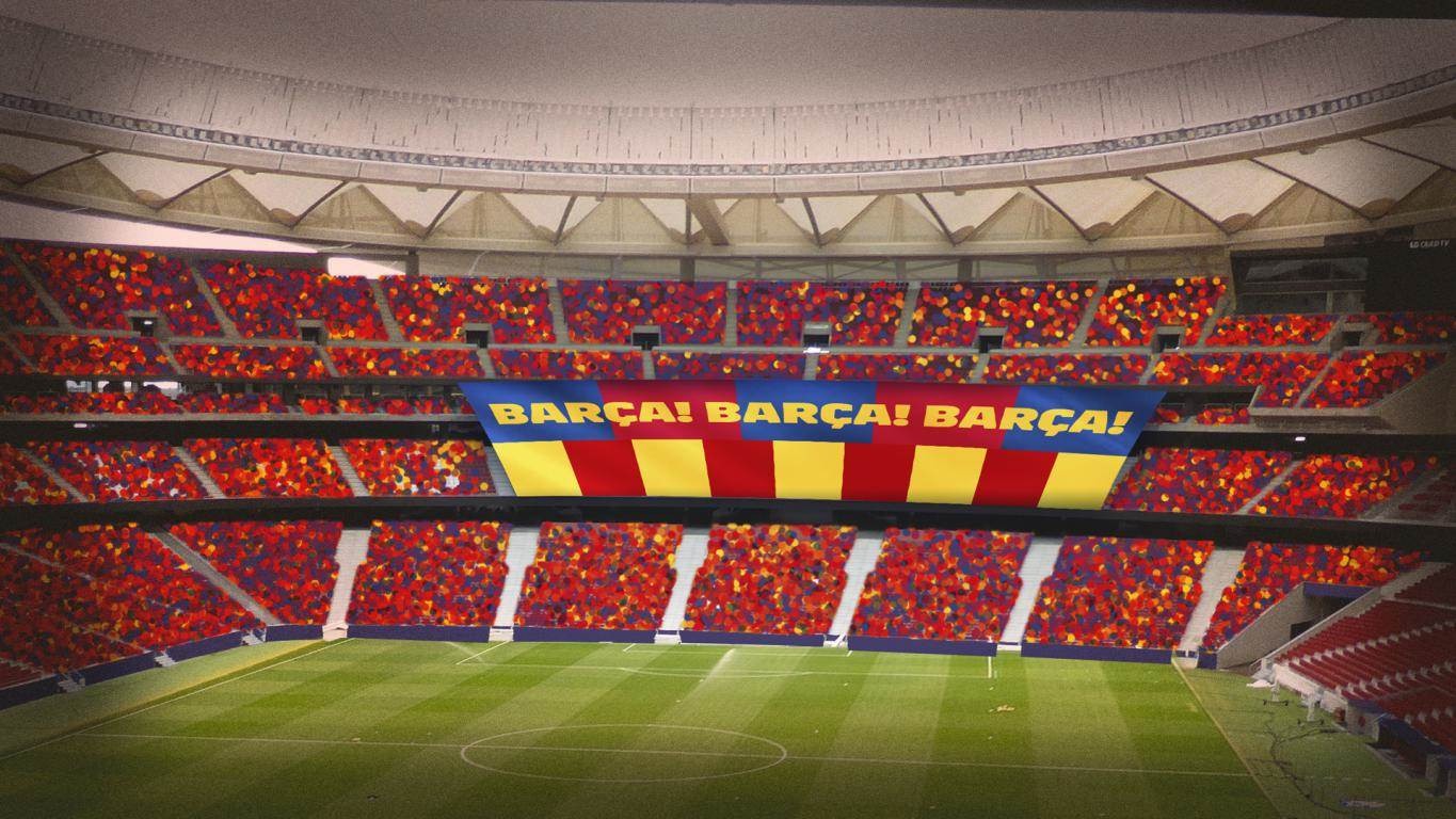 Así será el tifo del Barcelona en la final de la Copa del Rey