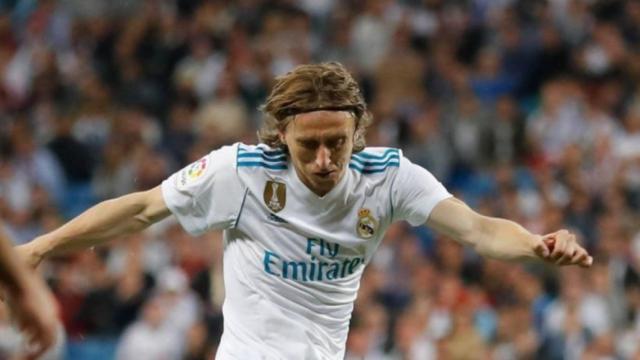 Luka Modric, en un partido del Real Madrid