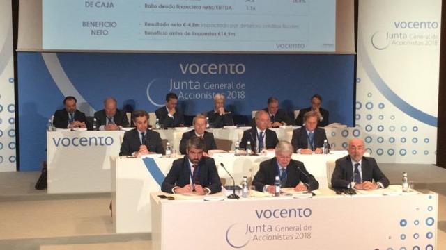 Junta de Accionistas de Vocento de 2018, en una imagen de archivo.