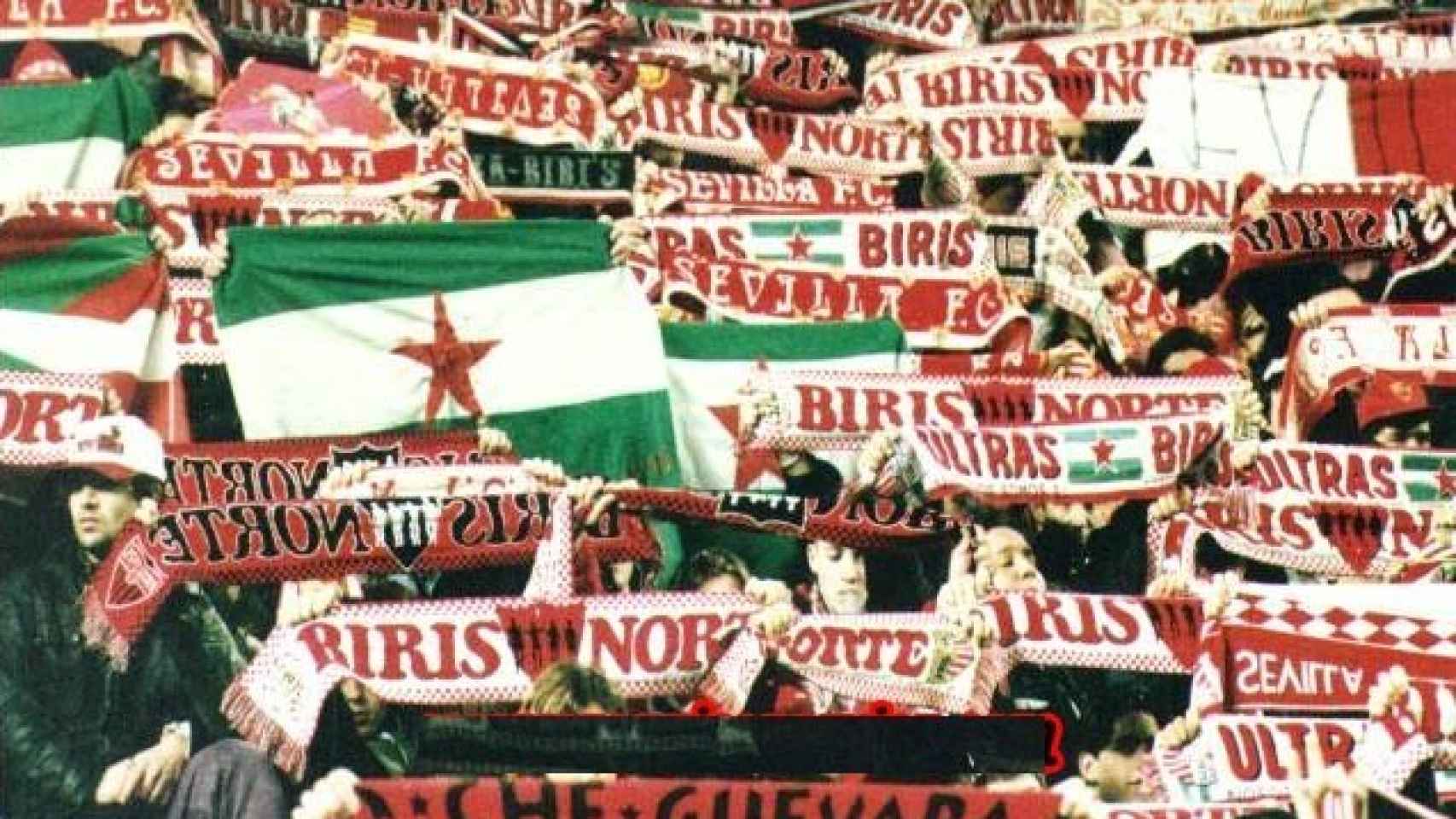 Imagen de archivo de 'Biris', grupo ultra del Sevilla.