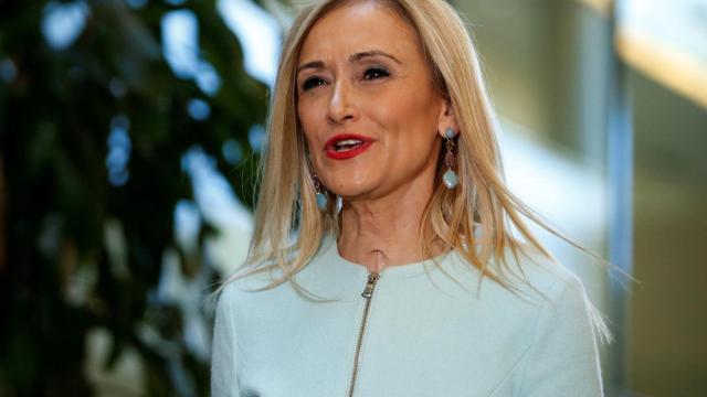 La presidenta de la Comunidad de Madrid, Cristina Cifuentes, este jueves en la Asamblea.