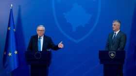 Juncker ha visitado recientemente los Balcanes y se reunió con el presidente kosovar, Hashim Thaci