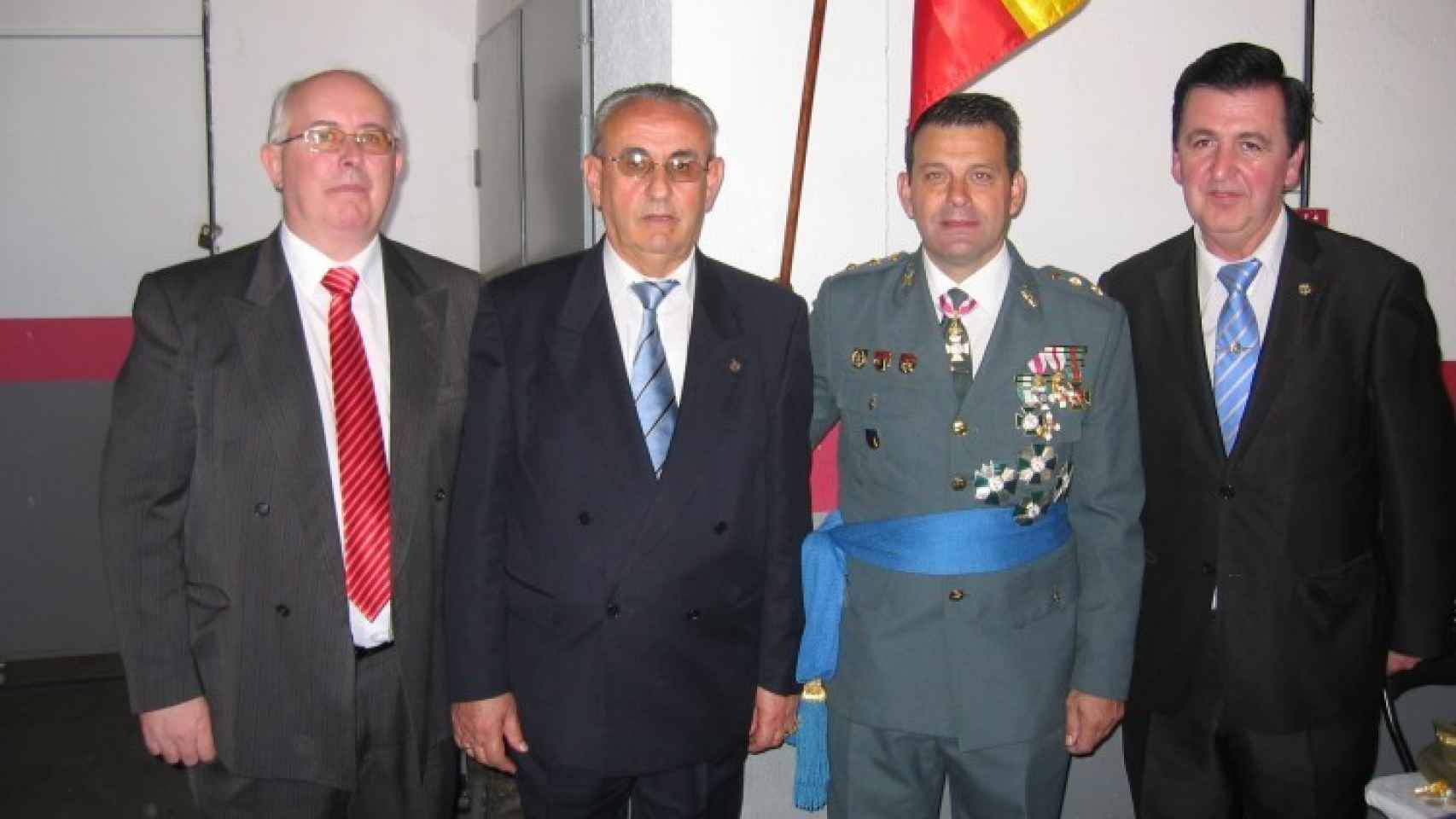 Juan Hernández Mosquera en un acto siendo jefe de la GAO en 2011.