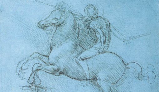 Boceto para el monumento a Sforza, h. 1488