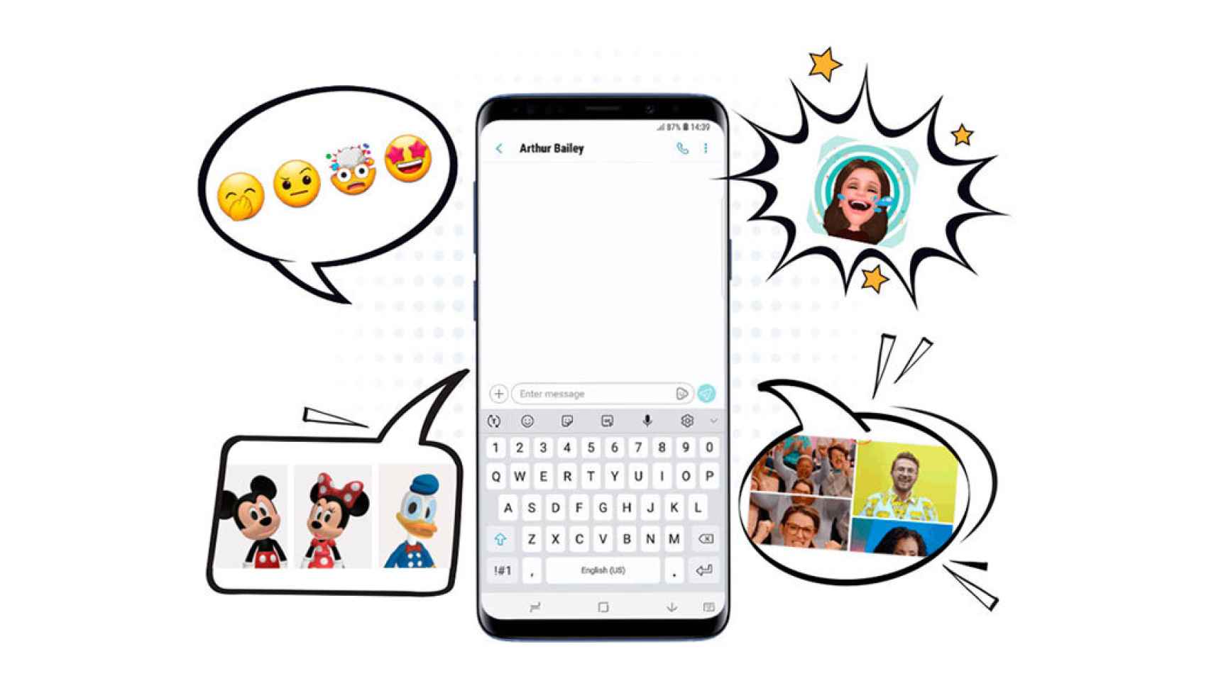 Samsung renueva sus Emojis en los Samsung Galaxy S9