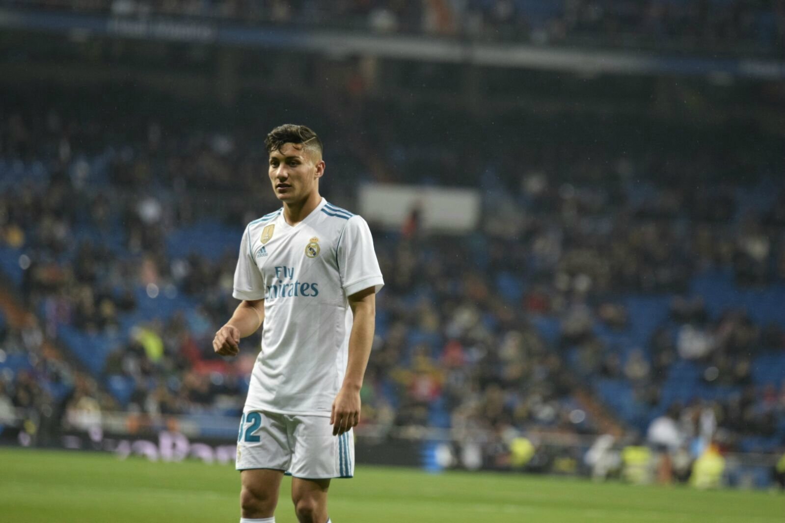 Óscar, en el Real Madrid - Fuenlabrada. Lucía Contreras / El Bernabéu