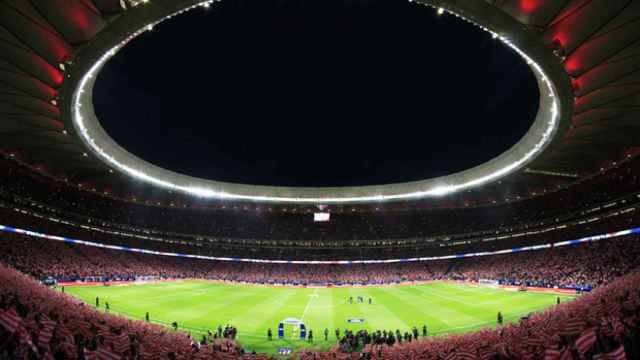 El estadio Wanda Metropolitano acoge este sábado la final de la Copa del Rey entre el Barcelona y el Sevilla.