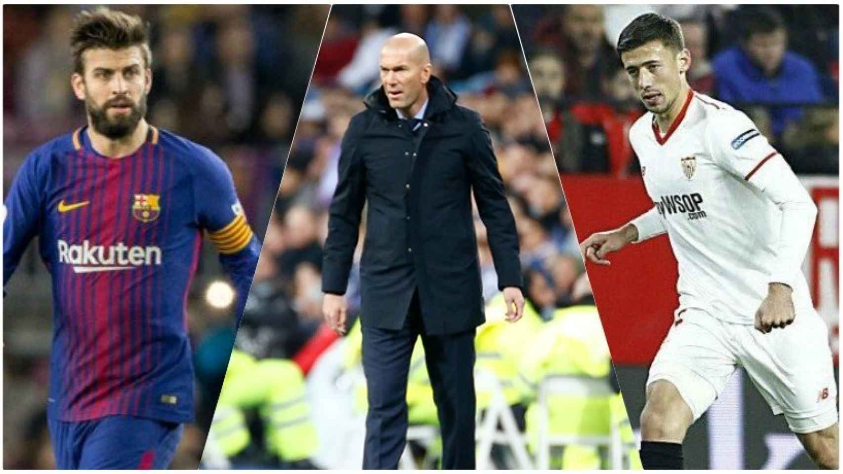 Piqué, Zidane y Lenglet: los intereses del Madrid en la final de Copa del Rey